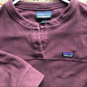 Patagonia Fleece Maroon Henley